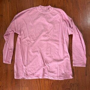 Free People We the Free Pink Long Sleeve Shirt